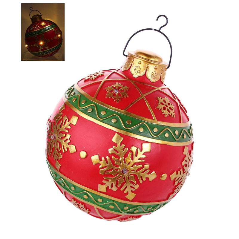 BOLA C/LUZ Led (Pila) 20.5X22CM - Fokus Home