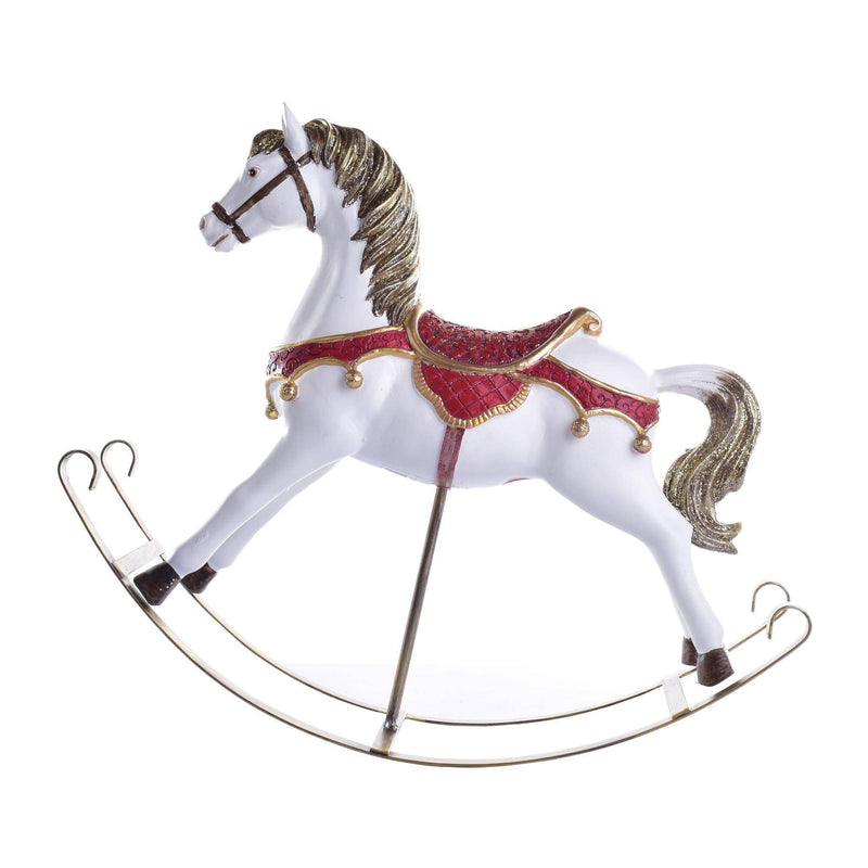 CABALLO DECORATIVO 34.5X9X30.5CM - Fokus Home