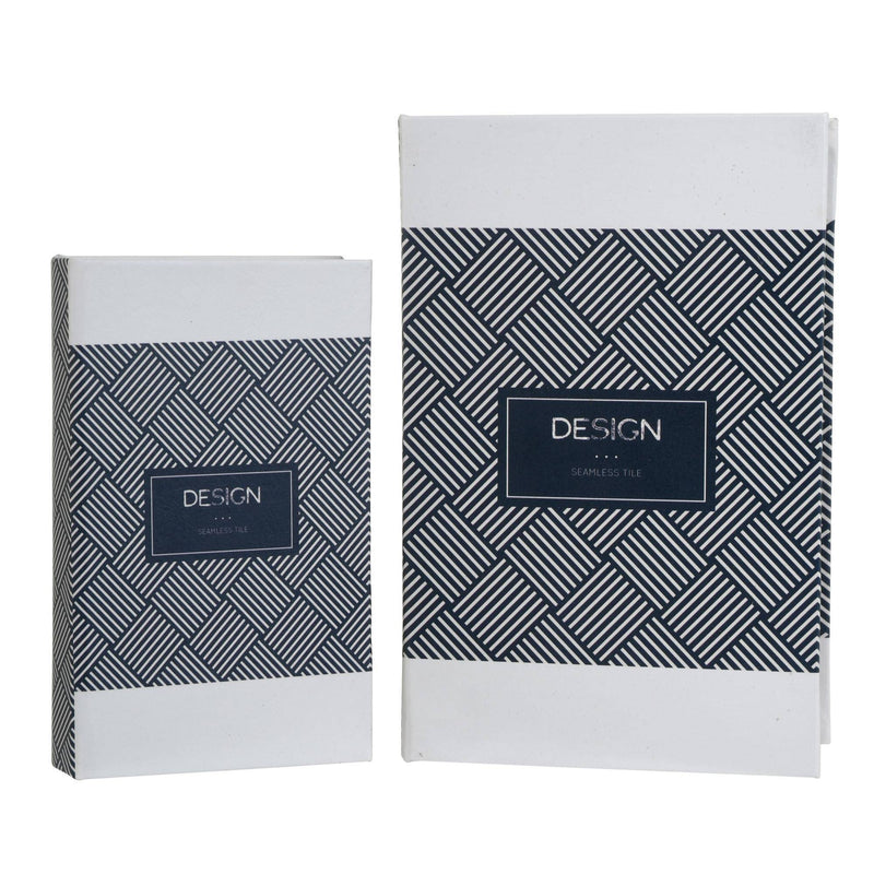 SET Cajas Decorativas L:27x18x7CM / S:21x13x5CM - Fokus Home